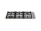 36 Drop-in Gas Cooktop 6 brass burners