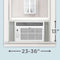 EasyCool 6,000 BTU Window Air Conditioner with Remote Control, Cools up to 250 sq. ft.