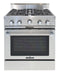 30″ Classic Chef Range 4 Open Burners LP