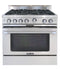 36″ Classic Chef Range 6 Burners LP