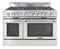 48″ Classic Chef Range 8 Open Burners LP