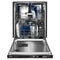 Top control dishwasher with Dual Power Filtration