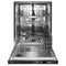Top control dishwasher with Dual Power Filtration