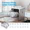 17" Portable Countertop Dishwasher with with Built-In Water Tank
