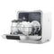 17" Portable Countertop Dishwasher with Auto Open Door