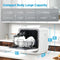 17" Portable Countertop Dishwasher with 5L Built-in Water Tank