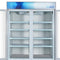 53 in. 2-Door Commercial Display Merchandiser Freezer 45 cu. ft. in White