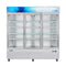 80 in. 3-Door Commercial Display Merchandiser Freezer 52 cu. ft. in White