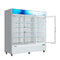 80 in. 3-Door Commercial Display Merchandiser Freezer 52 cu. ft. in White
