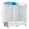 80 in. 3-Door Commercial Display Merchandiser Freezer 52 cu. ft. in White