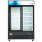 53 in. Two-Door Merchandiser Refrigerator - 45 Cu Ft