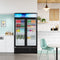 45 in. Two Glass Door Merchandiser Refrigerator - 35 Cu. Ft