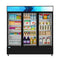 71 in. Three-Door Merchandiser Refrigerator - 56 Cu. Ft