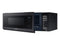 1.1 cu. ft. Smart SLIM Over-the-Range Microwave with 400 CFM Hood Ventilation, Wi-Fi & Voice Control in Black Stainless Steel