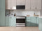 Bespoke 2.1 cu. ft. Over-the-Range Microwave with Auto Dimming Glass Touch Controls in White Glass