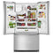 36-Inch Wide French Door Refrigerator with PowerCold® Feature - 25 Cu. Ft