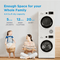 4.4 cu. ft. Stackable Front Load Electric Dryer with Heat Pump