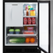 24-In Built-In Refrigerator Freezer With Crescent Ice Maker