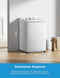 3.7 cu. ft. Top Load Washer with Auto Load Sensing
