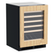 24-In Built-In High-Efficiency Single Zone Wine Refrigerator With Display Rack