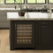24-In Built-In High-Efficiency Single Zone Wine Refrigerator With Display Rack