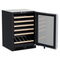 24-In Built-In High-Efficiency Single Zone Wine Refrigerator With Display Rack