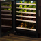 24-In Built-In High-Efficiency Single Zone Wine Refrigerator With Display Rack