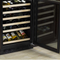 24-In Built-In High-Efficiency Single Zone Wine Refrigerator With Display Rack