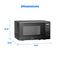 0.7 cu ft Countertop Microwave Oven