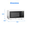 0.7 cu ft Countertop Microwave Oven