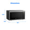 0.9 cu ft Countertop Microwave Oven