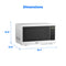 0.9 cu ft Countertop Microwave Oven
