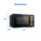 0.9 cu. ft. Countertop Microwave Oven (Obsidian Black)