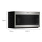 Over-The-Range Microwave with Non-Stick Interior Coating - 1.7 Cu. Ft.