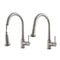 Monet Pull Down Single Handle Kitchen Faucet In Brushed Nickel