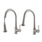 Monet Pull Down Single Handle Kitchen Faucet In Brushed Nickel