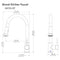 Monet Pull Down Single Handle Kitchen Faucet In Brushed Nickel