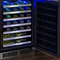 24-In Professional Built-In Single Zone Wine Refrigerator With Reversible Hinge