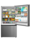 23 cu. ft. Counter-Depth Bottom-Freezer Refrigerator (Stainless Steel)