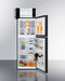 Microwave/Refrigerator-Freezer Combination with Allocator