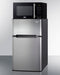Microwave/Refrigerator-Freezer Combination with Allocator
