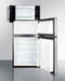 Microwave/Refrigerator-Freezer Combination with Allocator