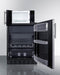 Microwave/Refrigerator-Freezer Combination with Allocator