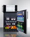 Microwave/Refrigerator-Freezer Combination with Allocator