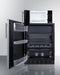 Microwave/Refrigerator-Freezer Combination with Allocator