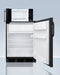 Microwave/Refrigerator-Freezer Combination with Allocator