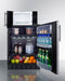 Microwave/Refrigerator Combination with Allocator