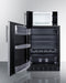 Microwave/Refrigerator Combination with Allocator