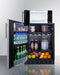 Microwave/Refrigerator Combination with Allocator