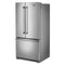 36-Inch Wide French Door Refrigerator with Water Dispenser - 25 Cu. Ft